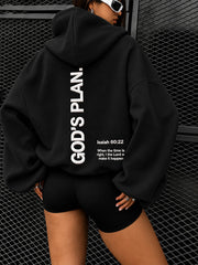 Women's God's Plan Print  Hoodies