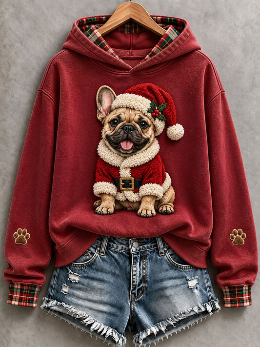 Women's Cute French Bulldog Hoodie