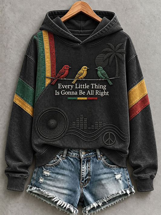 Women's Every Little Thing Is Gonna Be All Right Hoodie
