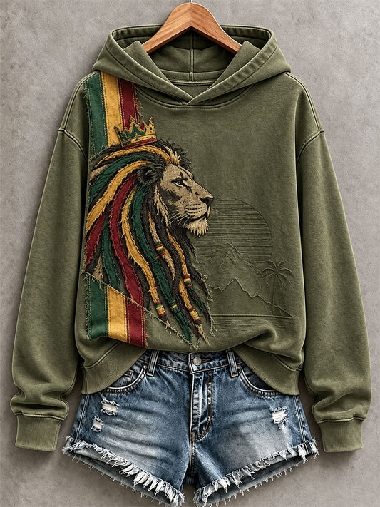 Women's Reggae Lion Hoodie