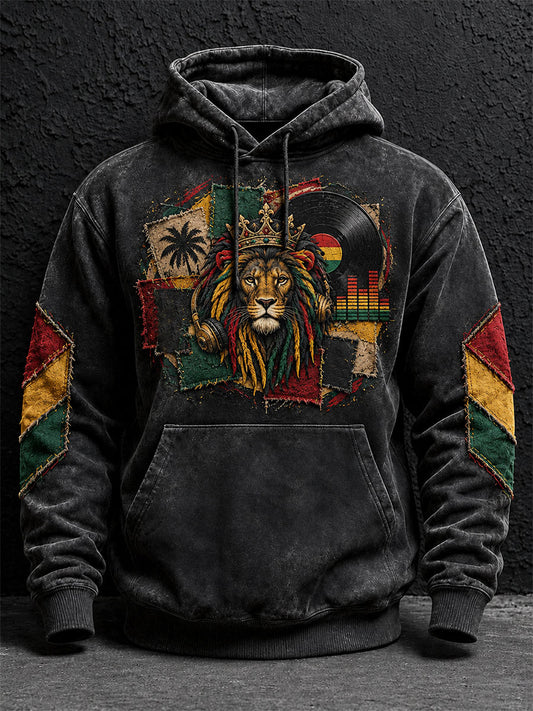 Men's Reggae Lion Hoodie