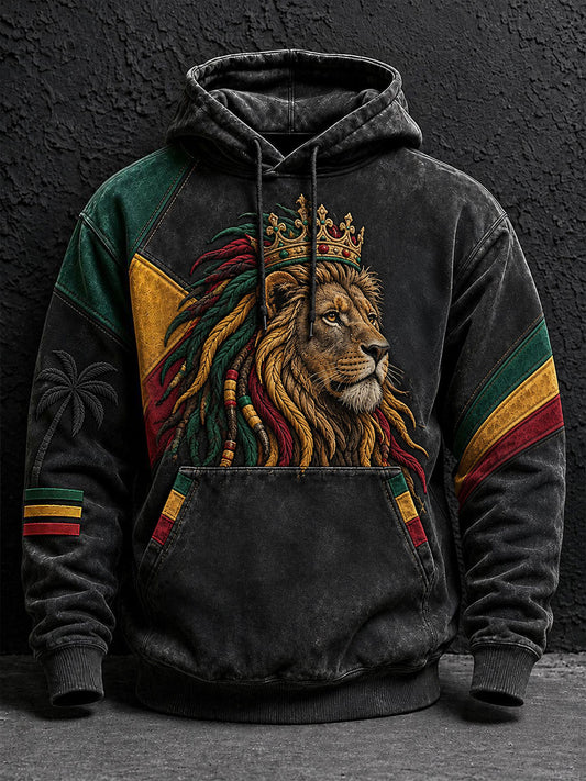 Men's Reggae Lion Hoodie