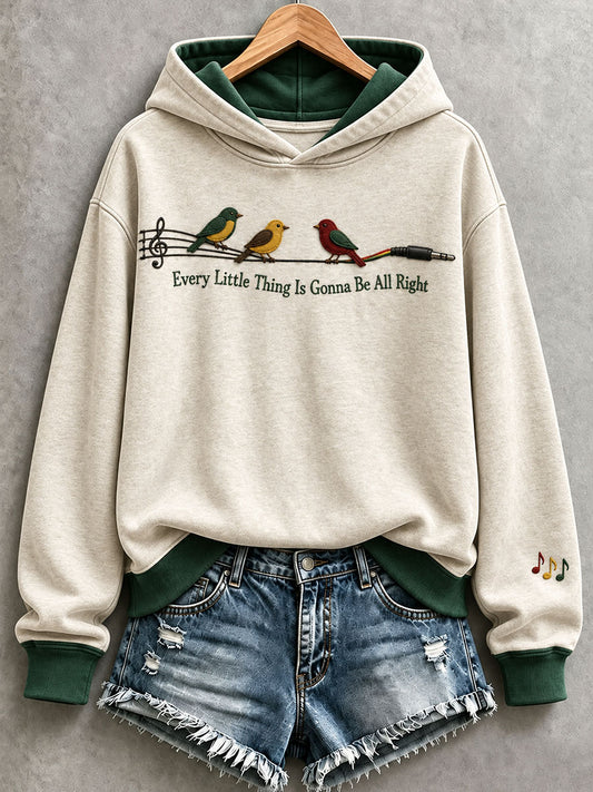 Women's Every Little Thing Is Gonna Be All Right Hoodie