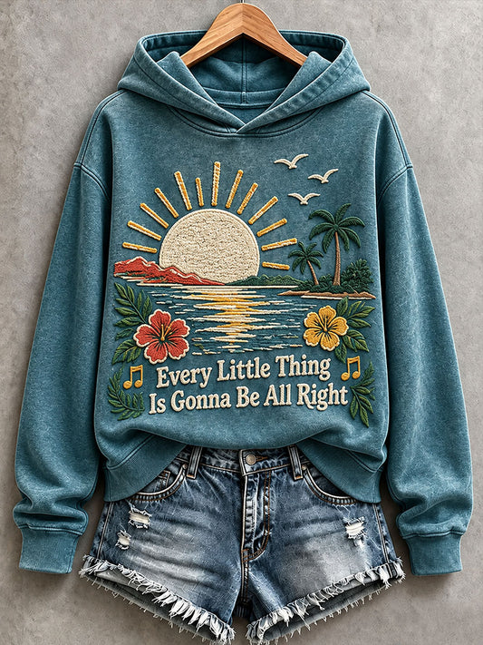 Women's Every Little Thing Is Gonna Be All Right Hoodie