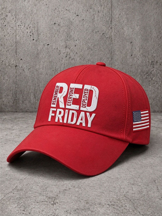 Red Friday Printed Casual Unisex Hat