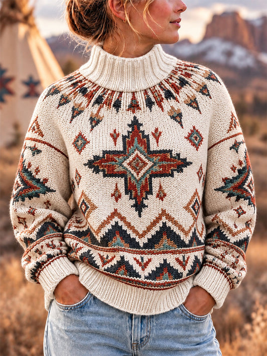 Women's Native Art Print Tops