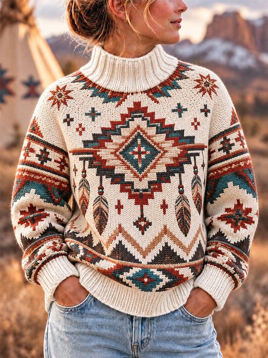 Women's Native Art Print Tops