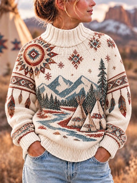 Women's Native Art Print Tops