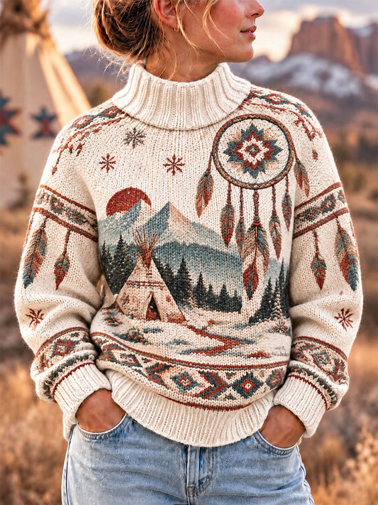 Women's Native Art Print Tops