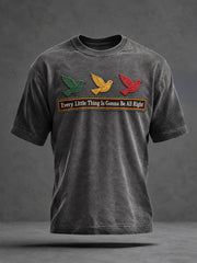 Men’s Every Little Thing Is Gonna Be All Right Washed T-Shirt