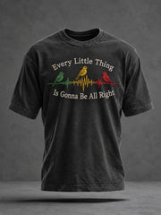 Men’s Every Little Thing Is Gonna Be All Right Washed T-Shirt